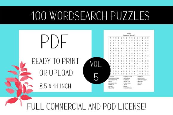 Accelerating KDP Success: Leveraging the Wordsearch Puzzle Book with Solutions V5 for Scalable Publishing
