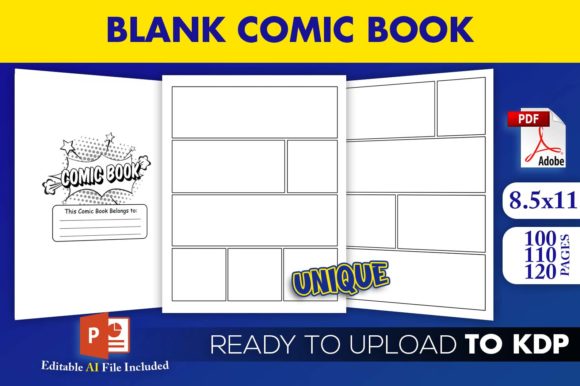 Blank Comic Book KDP Interior Ready File Guide