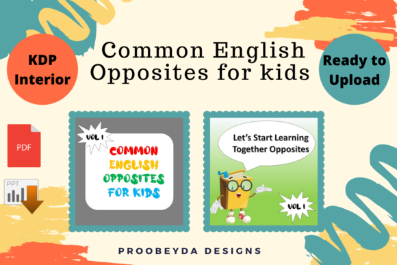 Common English Opposites for Kids Vol.1 Guide