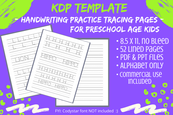 Creating Unique Kids Alphabet Handwriting Tracing Pages for KDP Success