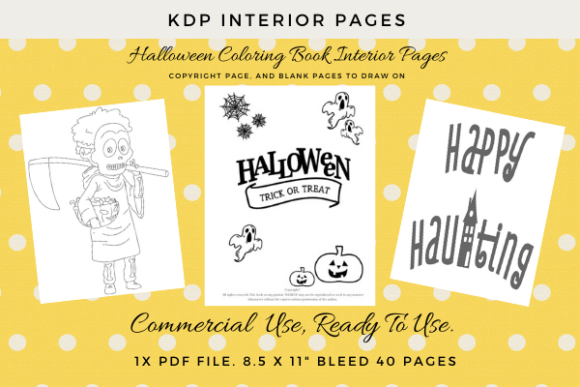 Evaluating KDP Halloween 40 Coloring Pages Kids for Self-Publishing