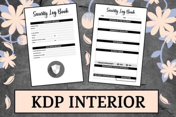 Evaluating the Security Log Book KDP Interior for Low Content Publishing