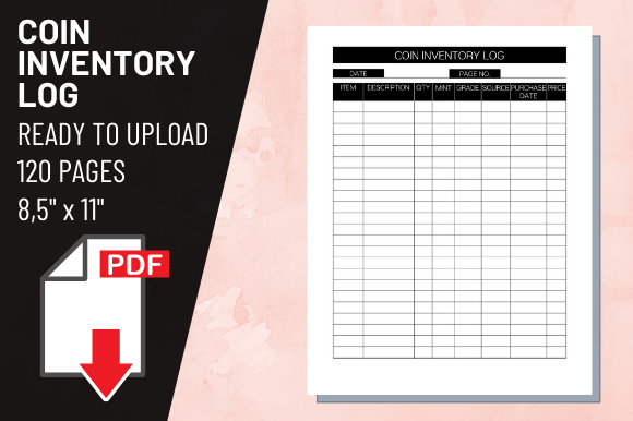 KDP Interior Coin Inventory Log: A Practical Tool for Organizing Numismatic Collections