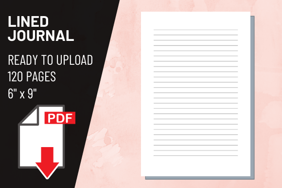 KDP Interior Lined Journal: A Practical 6x9 Resource for Self-Publishers