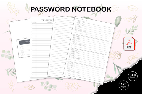 KDP Interior Password Notebook Design Guide