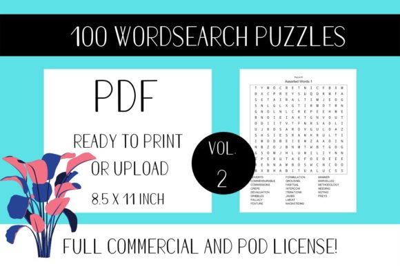 Wordsearch Puzzle Book with Solutions V2: Streamlining KDP Publishing and Cognitive Wellness Workflows